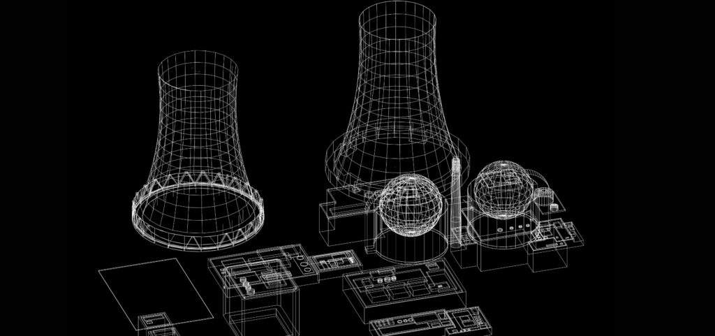 Generic nuclear schematics drawing