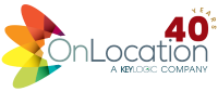 OnLocation 40th Anniversary logo