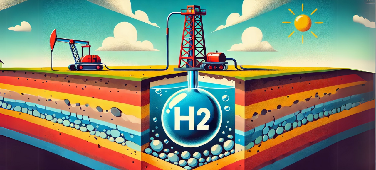 Hydrogen drilling cartoon